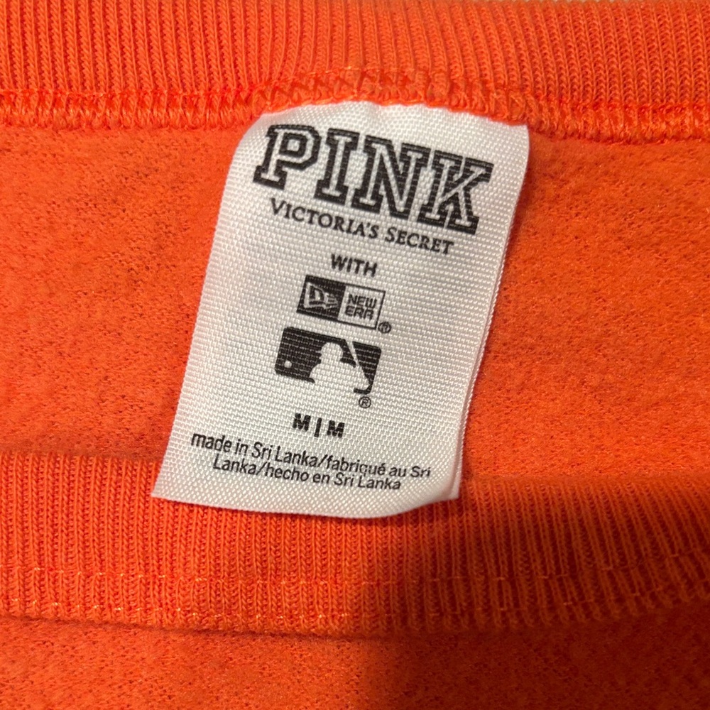 Love Pink Tigers Orange Crewneck Sweatshirt - Picture 2 of 2